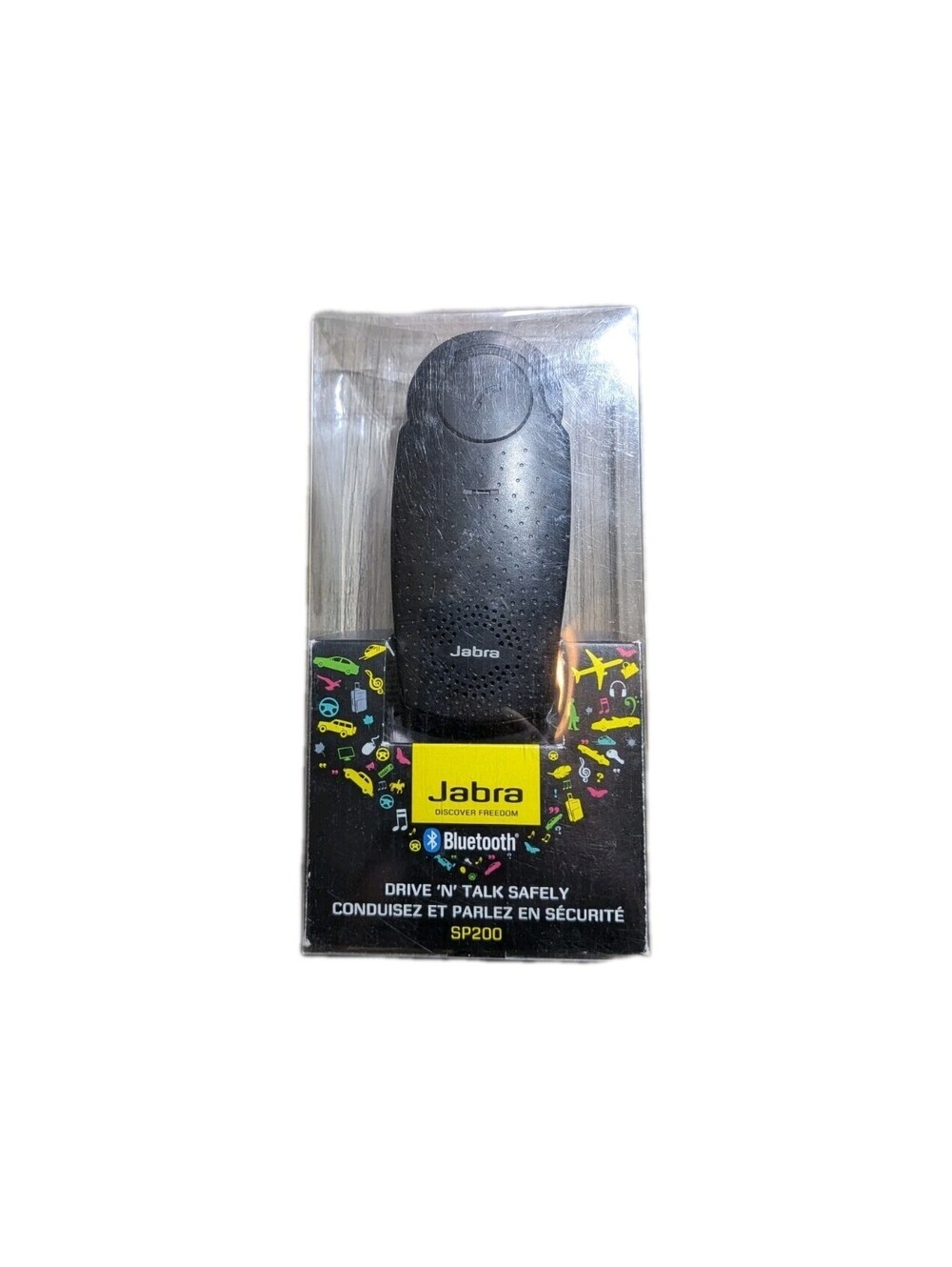 Jabra SP200 Drive ‘N’ Talk Bluetooth Wireless In Car Speakerphone New In Box